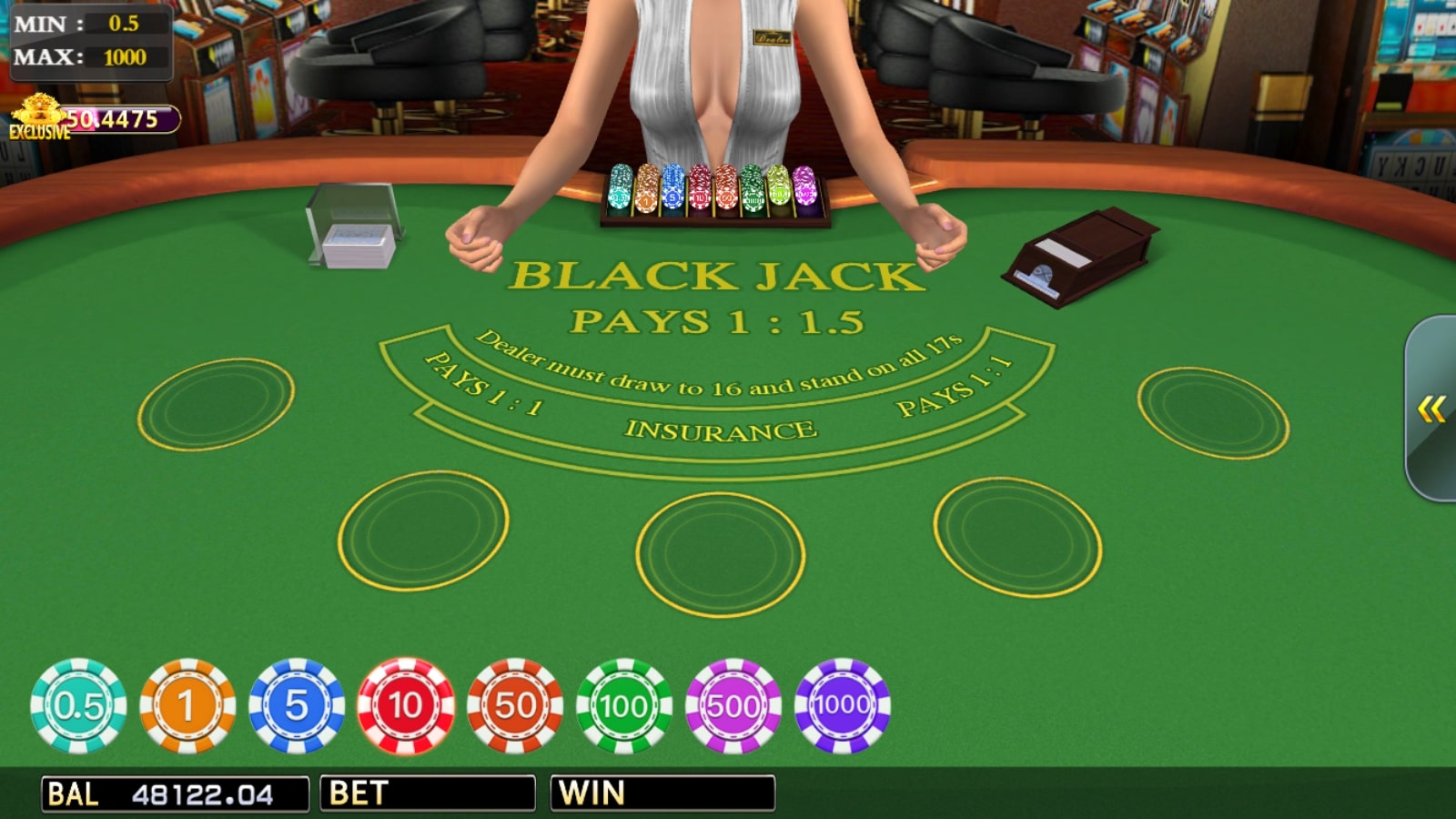 21 BlackJack GamePlay